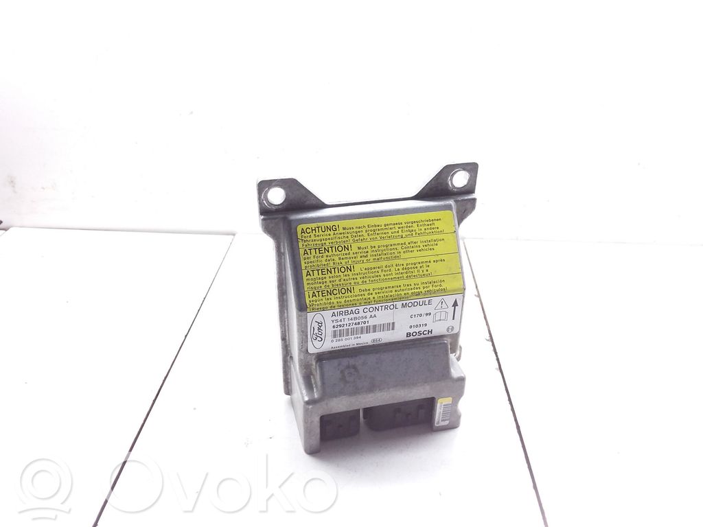 Airbag control unit/module   YS4T14B056AA,0285001394