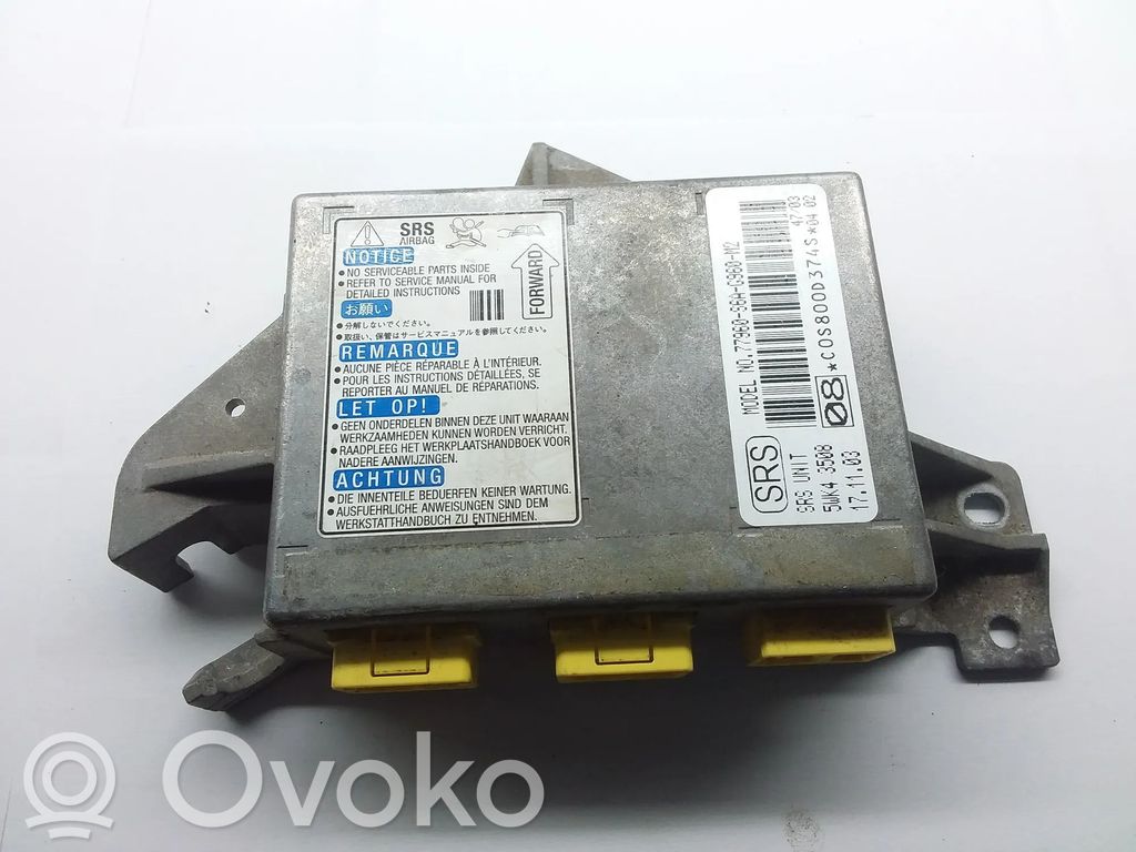 Airbag control unit/module   77960,77960S6AG960M2,C0S800D374S