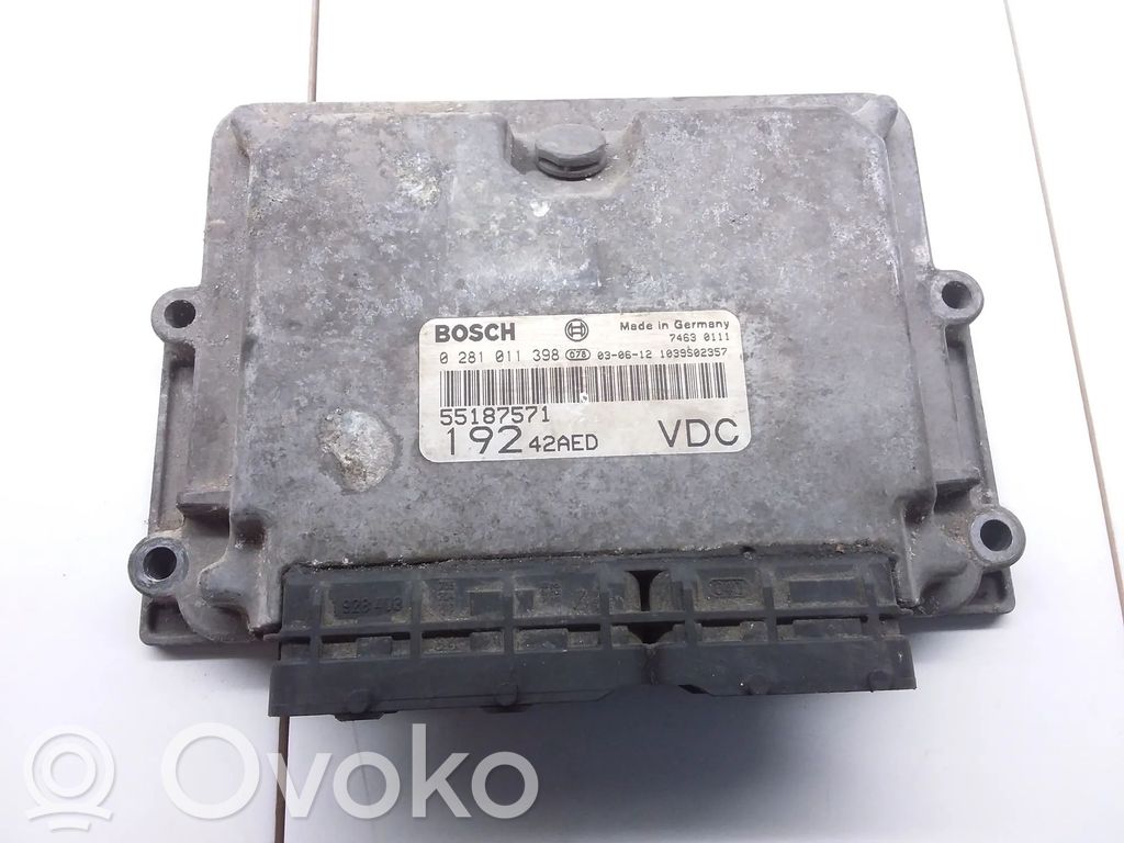 Fiat Stilo Engine control unit/module 