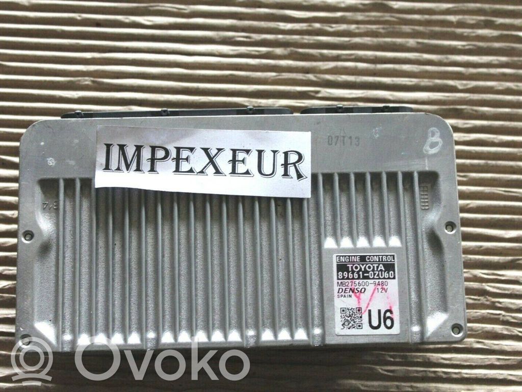 Toyota Auris E180 Engine control unit/module 