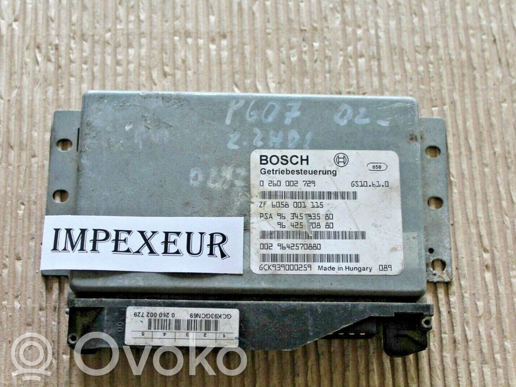 Peugeot 607 Gearbox control unit/module 
