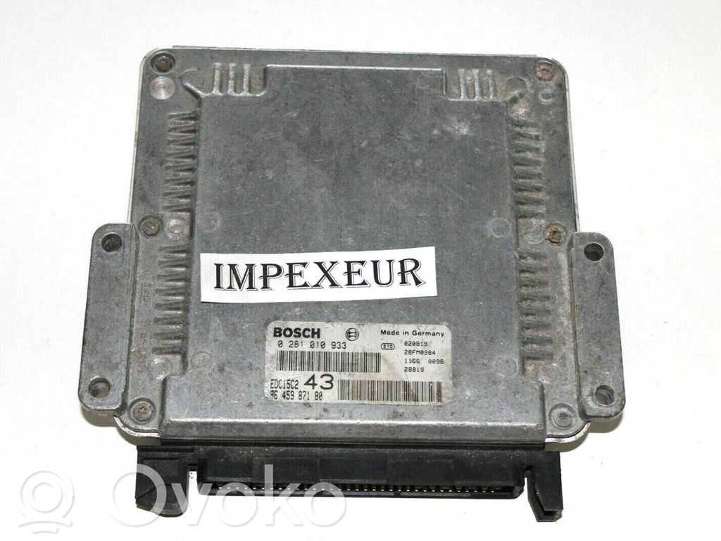 Peugeot 607 Engine control unit/module 