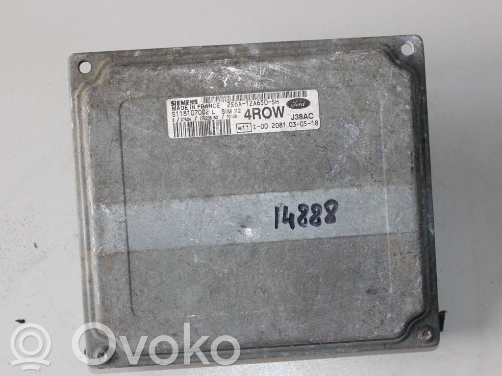 Engine control unit/module   2S6A12A650SH,S118107002L,2S6A12A650SH