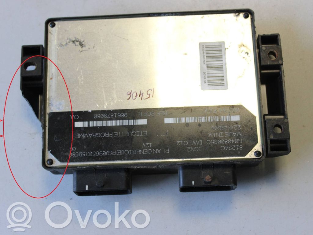 Citroen Berlingo Engine control unit/module 