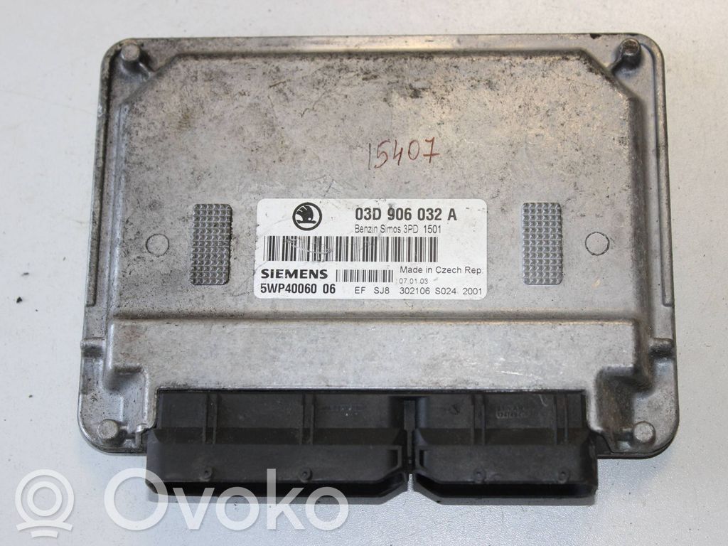 Skoda Fabia Mk1 (6Y) Engine control unit/module 