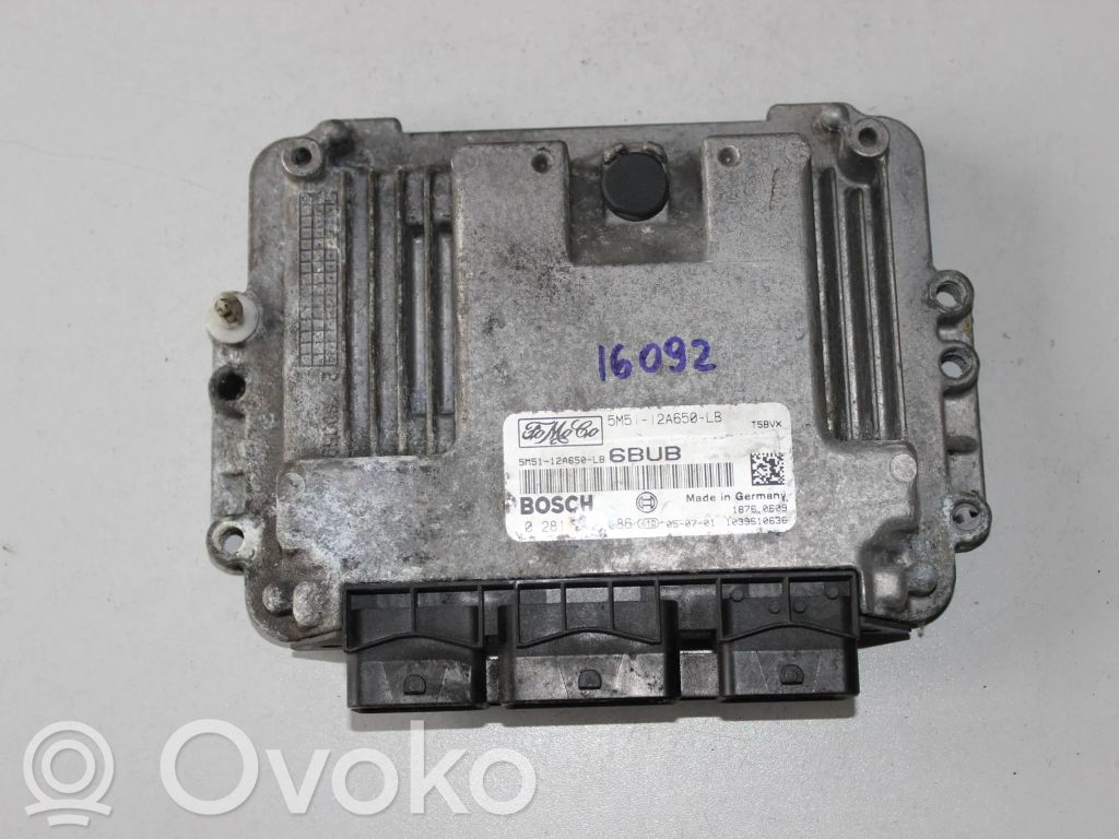 Engine control unit/module   5M5112A650LB,0281032086