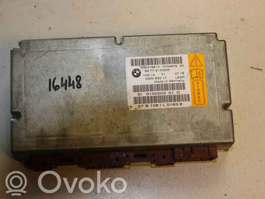 BMW 7 E65 E66 Airbag control unit/module 