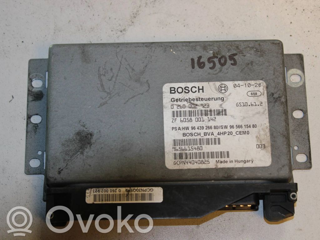 Peugeot 607 Gearbox control unit/module 