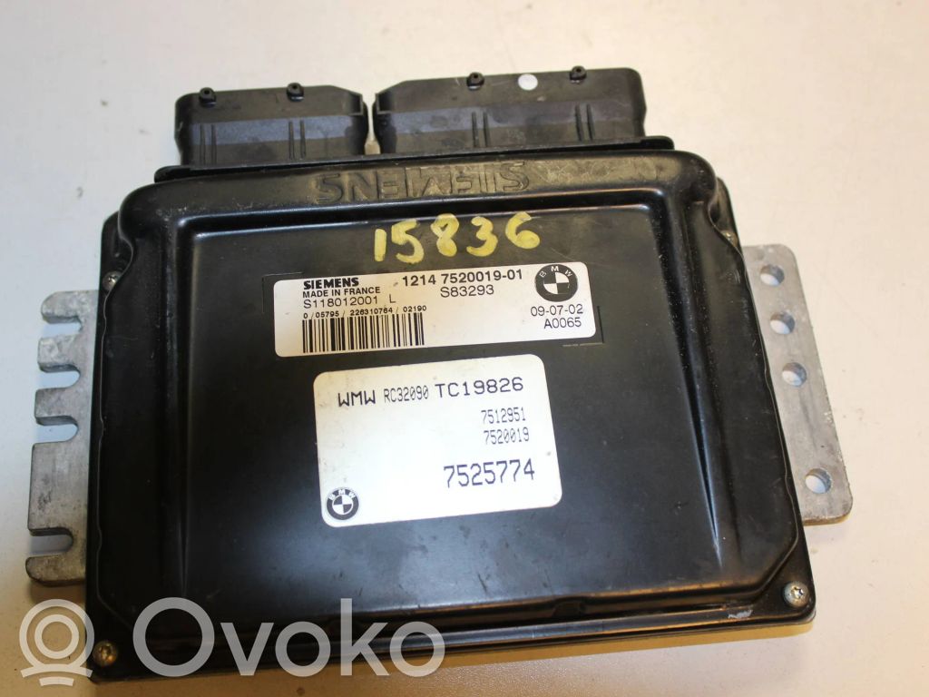 Mini One - Cooper R50 - 53 Engine control unit/module 