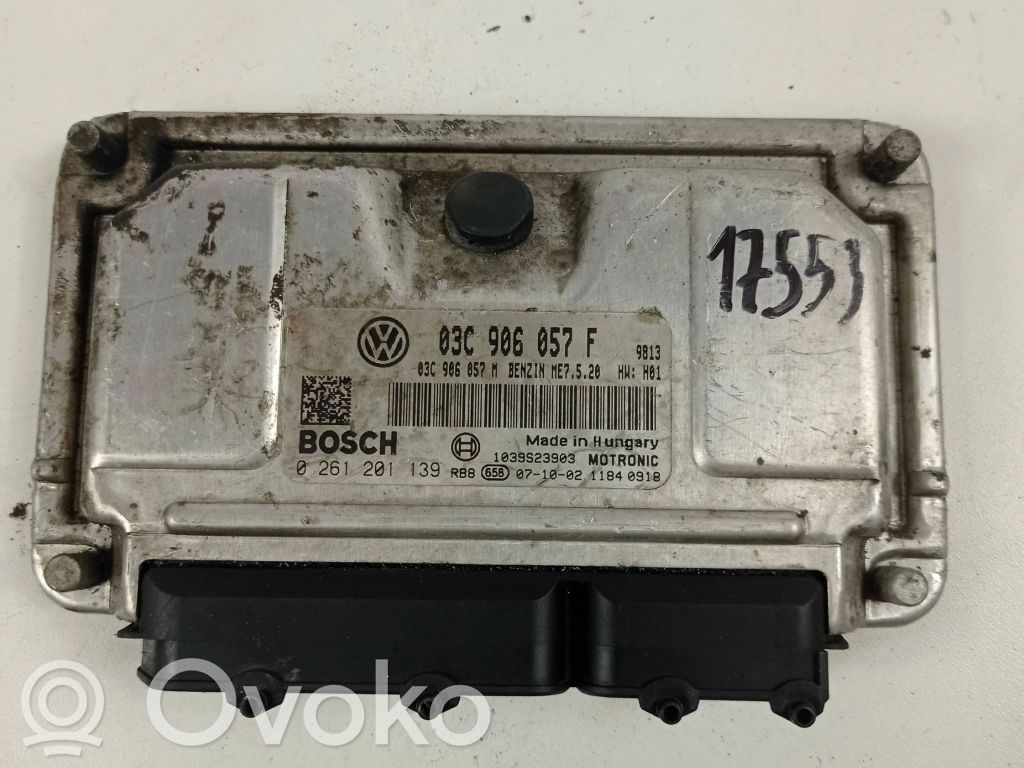 Skoda Fabia Mk2 (5J) Engine control unit/module 