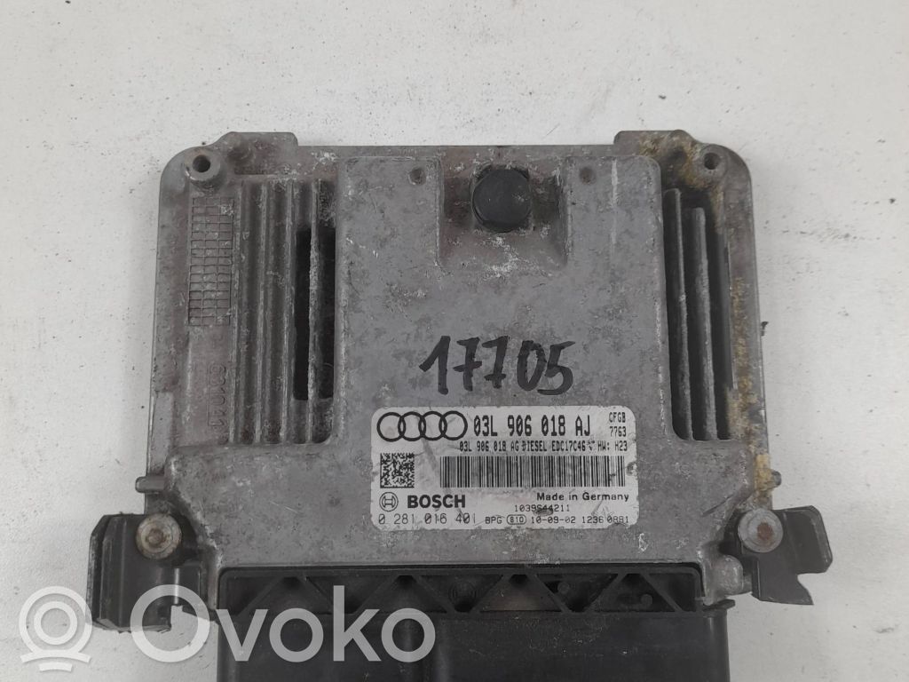 Audi A3 S3 8P Engine control unit/module 