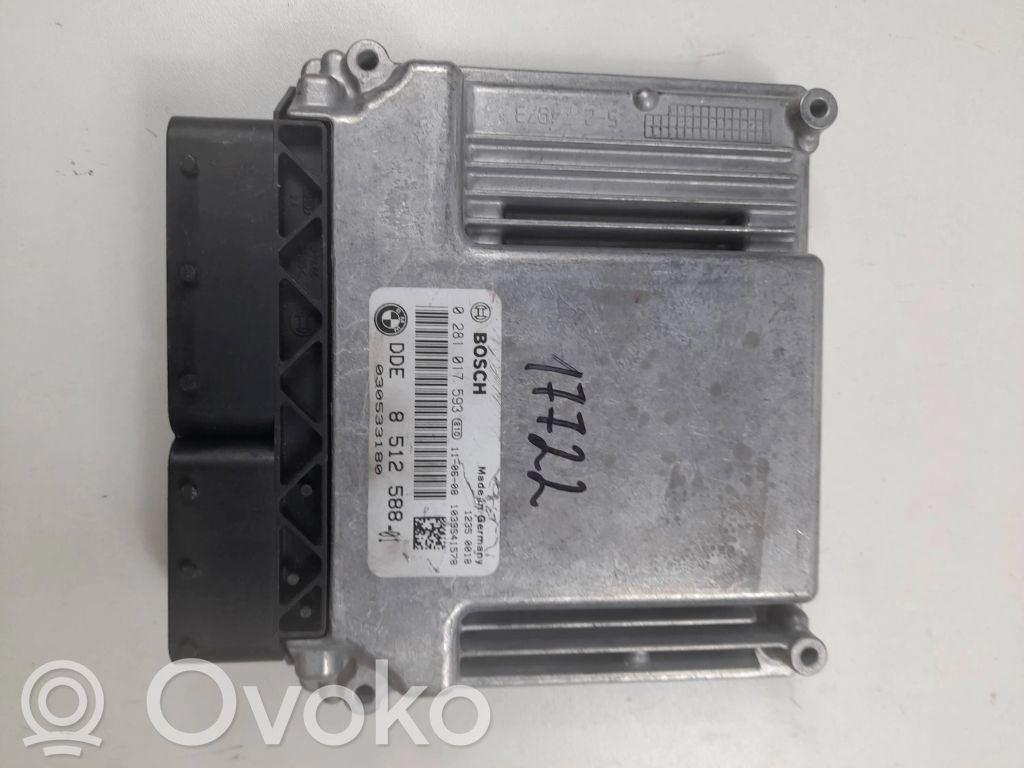BMW 1 E81 E87 Variklio valdymo blokas 