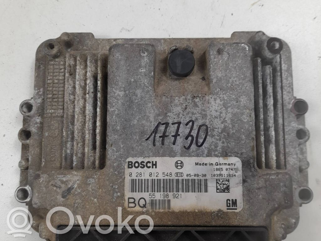 Opel Astra H Engine control unit/module 