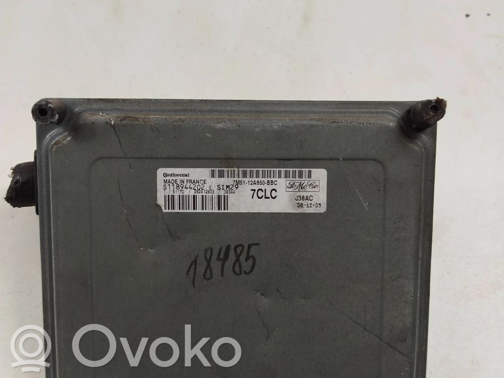 Ford Focus Engine control unit/module 
