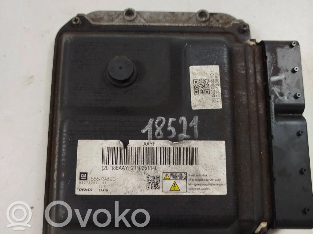Opel Meriva B Engine control unit/module 