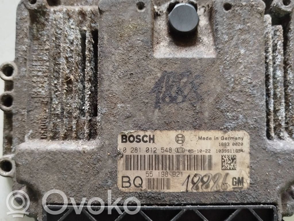 Opel Astra H Engine control unit/module 