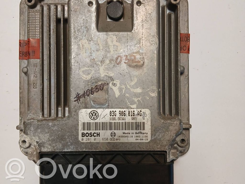 Skoda Octavia Mk2 (1Z) Engine control unit/module 