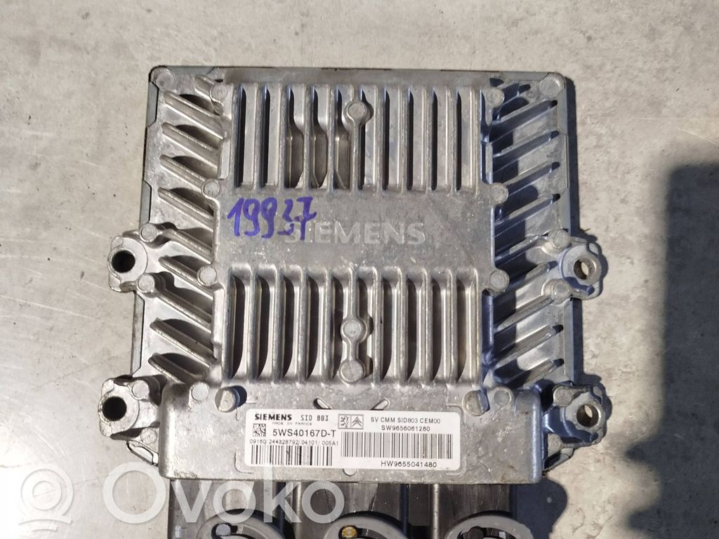 Engine control unit/module   9656061280,5WS40167DT