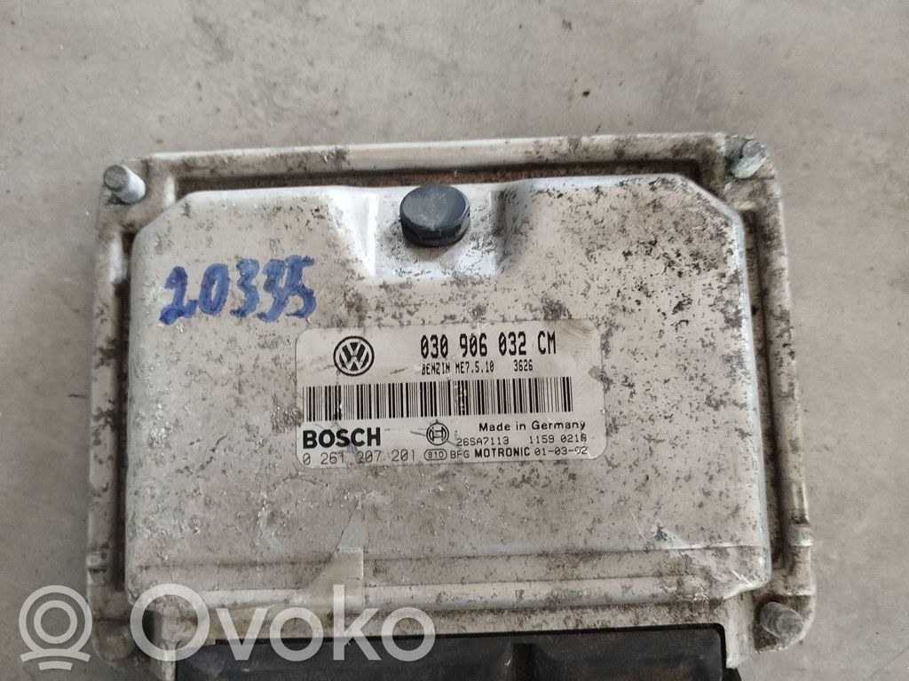 Engine control unit/module   030906032CM,0261207201