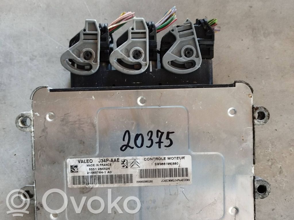 Peugeot 206 Engine control unit/module 