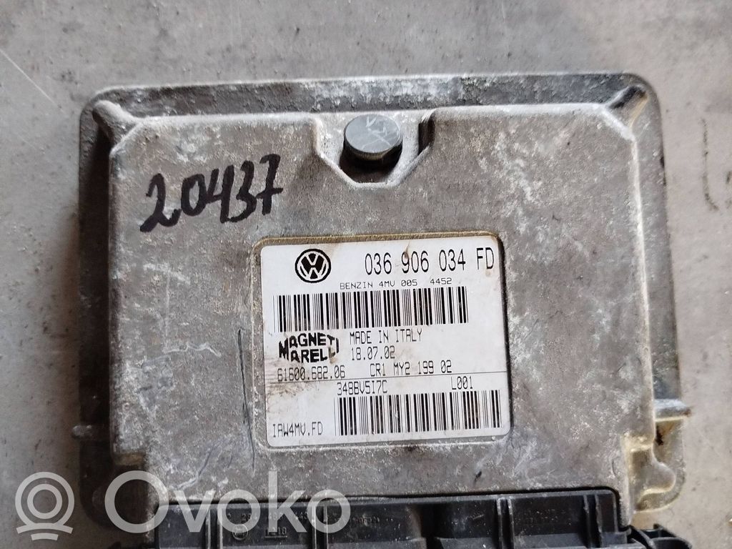 Volkswagen Polo III 6N 6N2 6NF Engine control unit/module 