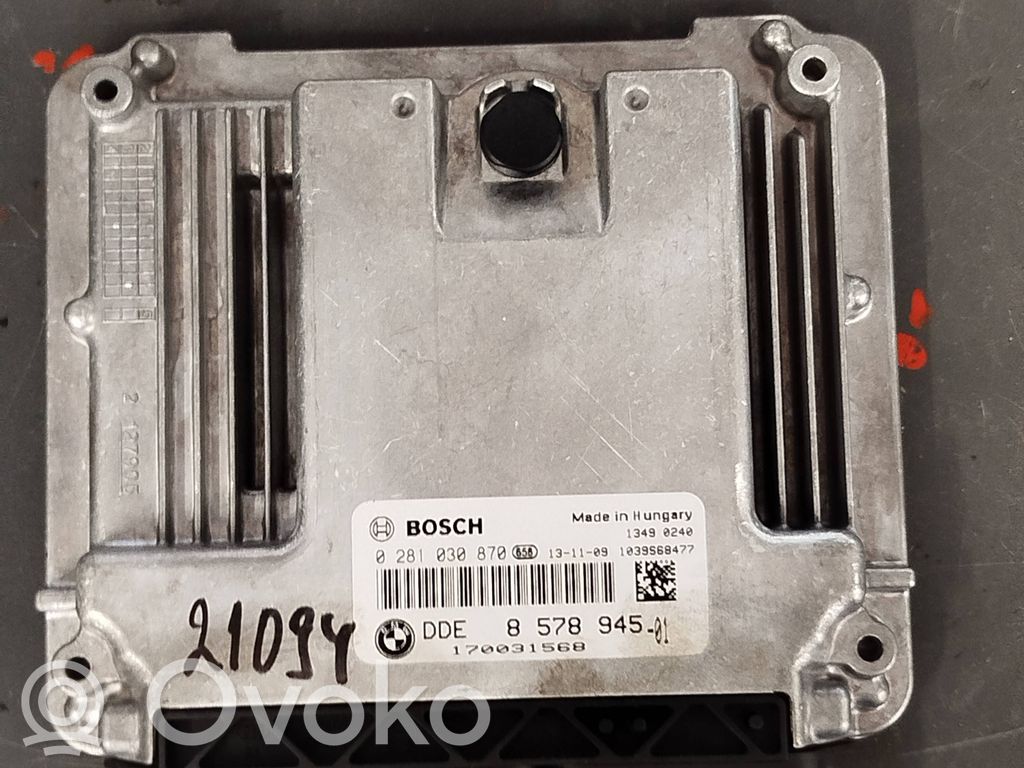 BMW 1 F20 F21 Engine control unit/module 