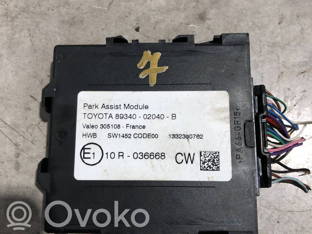 Sterownik / Moduł parkowania PDC   10R036668,305108,893400240B,1332300762
