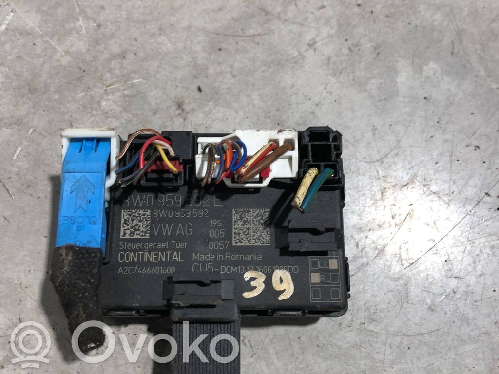 Audi A4 S4 B9 Door control unit/module 
