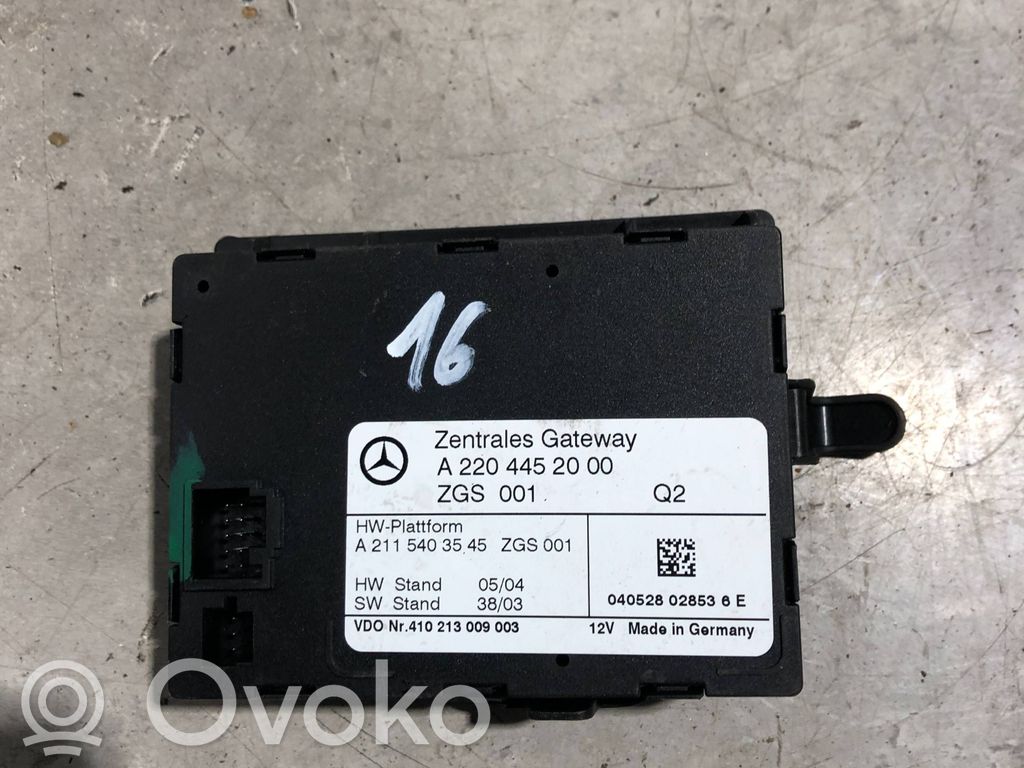Módulo de control Gateway   A2204452000