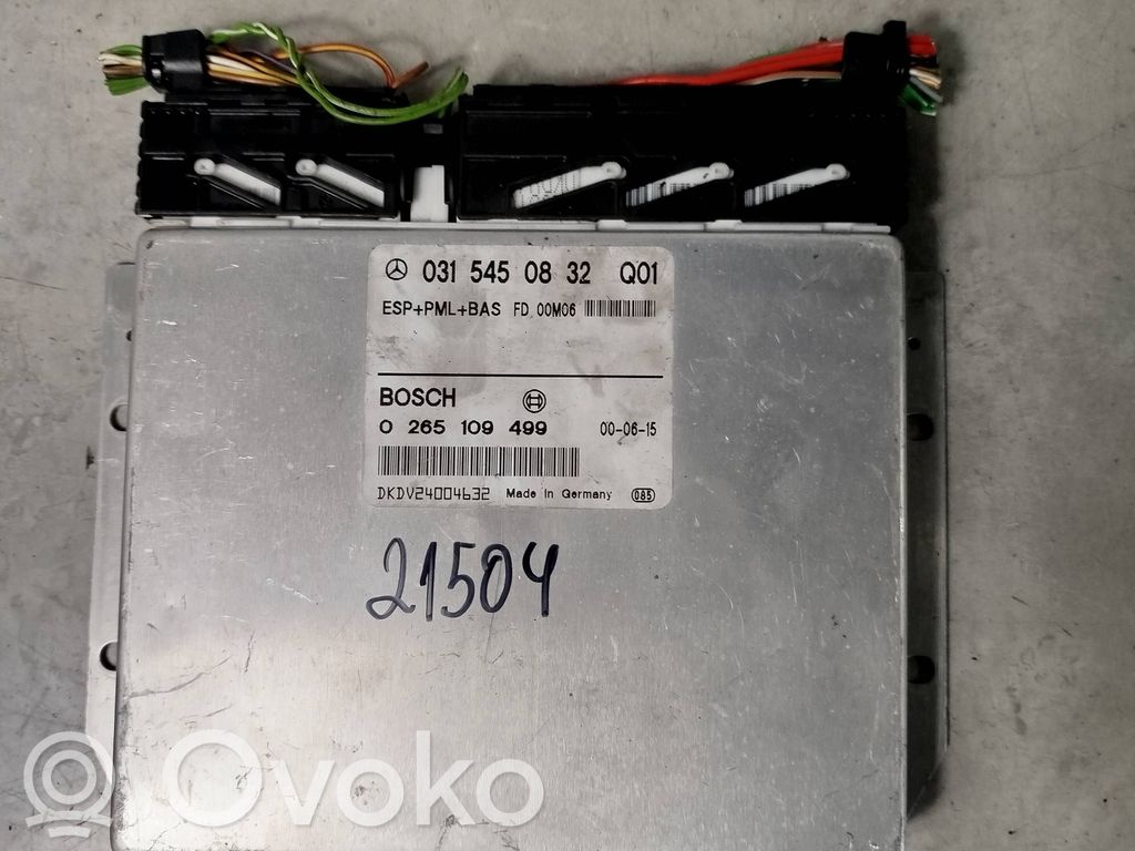 Mercedes-Benz C W203 Unidad de control ESP (sistema de estabilidad) 