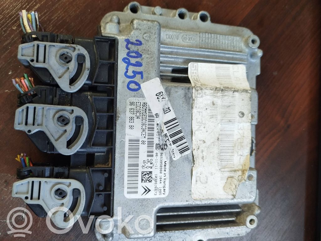 Peugeot 207 Engine control unit/module 