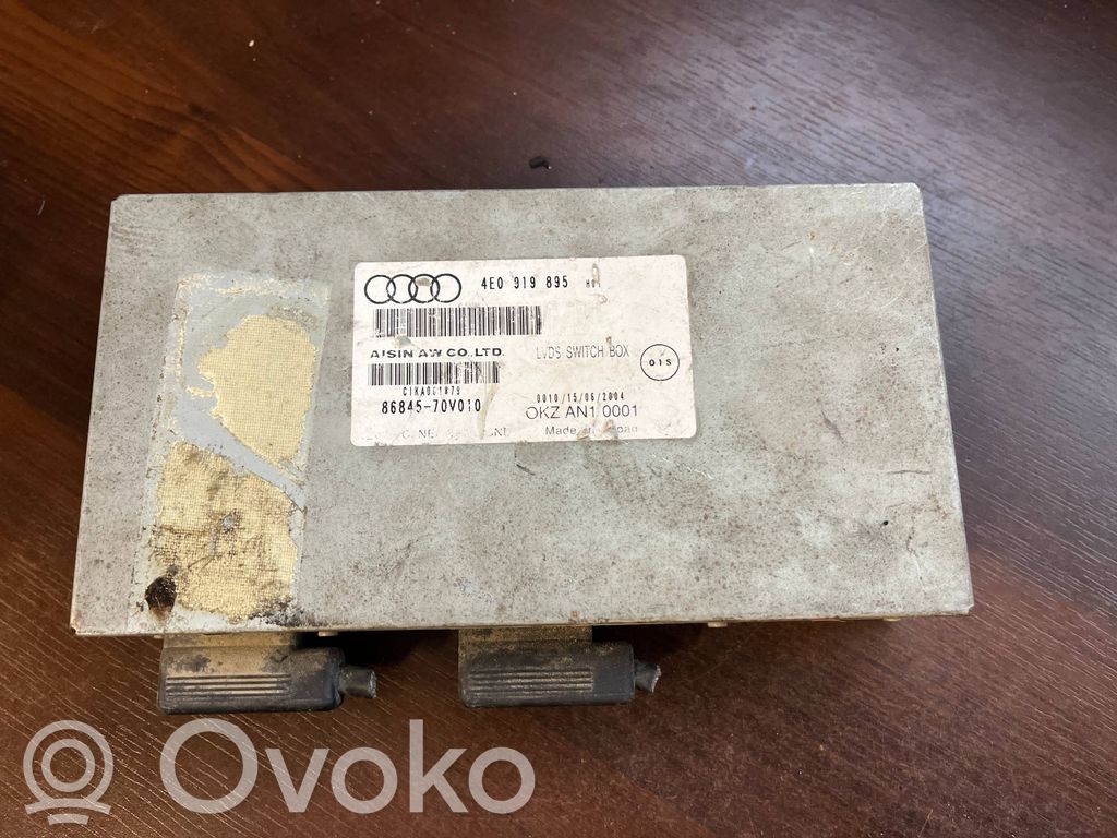 Audi A6 S6 C6 4F GPS navigation control unit/module 