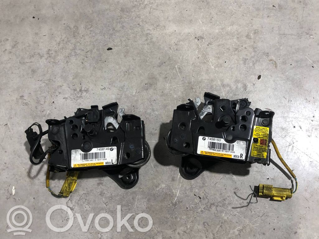 BMW 5 F10 F11 Zamek pokrywy przedniej / maski silnika 