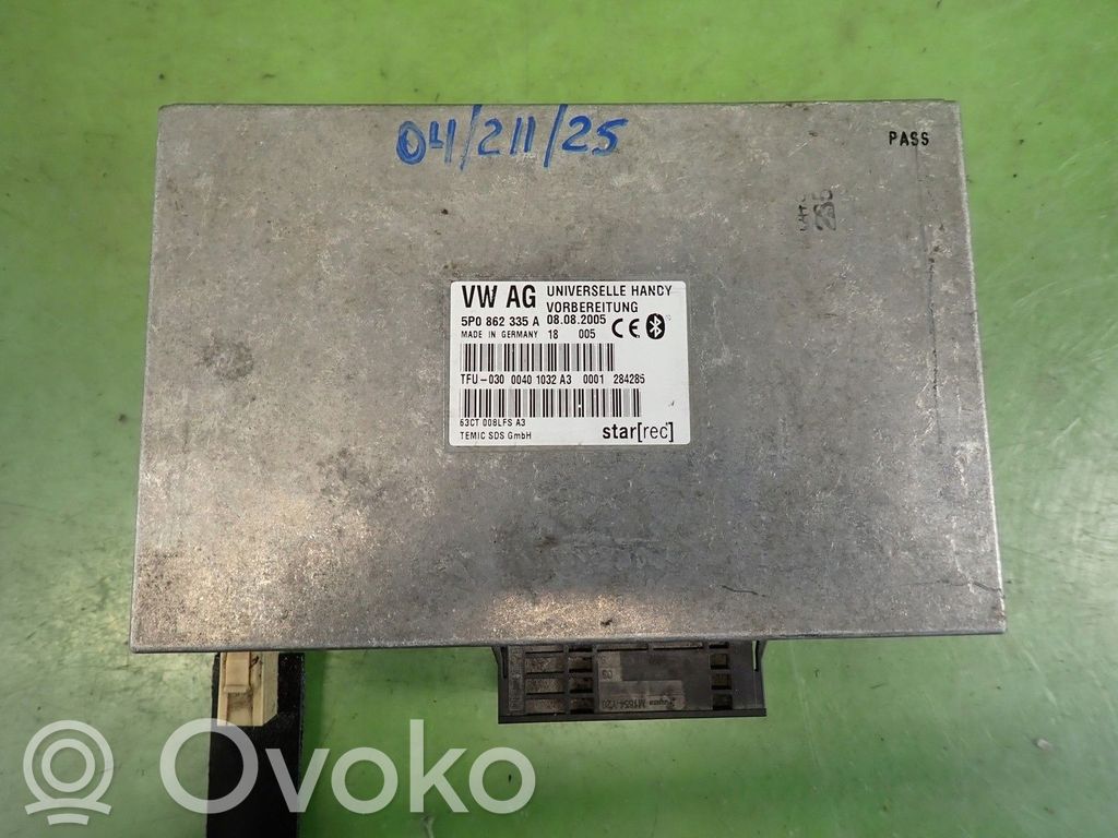 Skoda Octavia Mk2 (1Z) Bluetooth control unit module 
