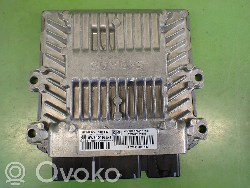 Citroen C5 Unidad de control/módulo ECU del motor 