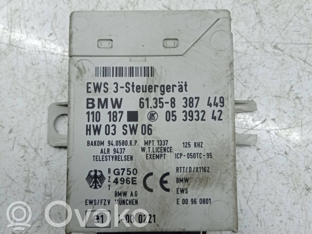 BMW 5 E39 Unidad de control/módulo inmovilizadora 