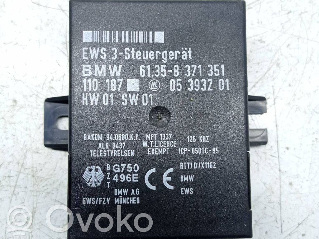 BMW 5 E39 Immobilizer control unit/module 