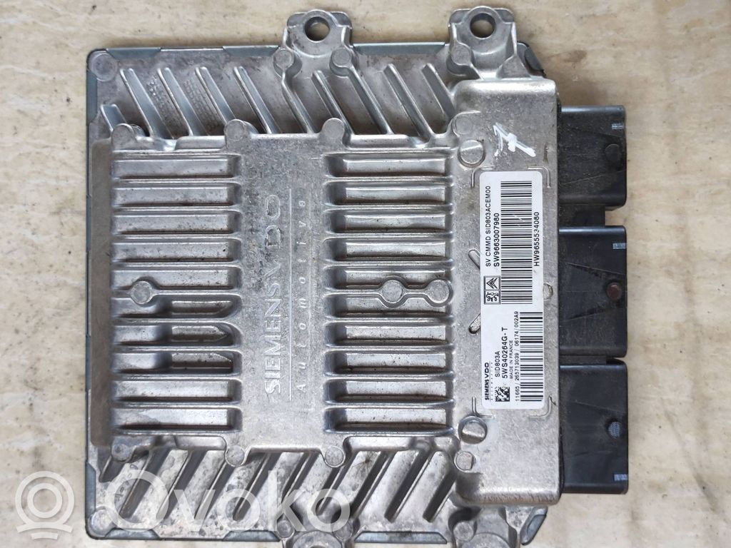 Peugeot 407 Engine control unit/module 