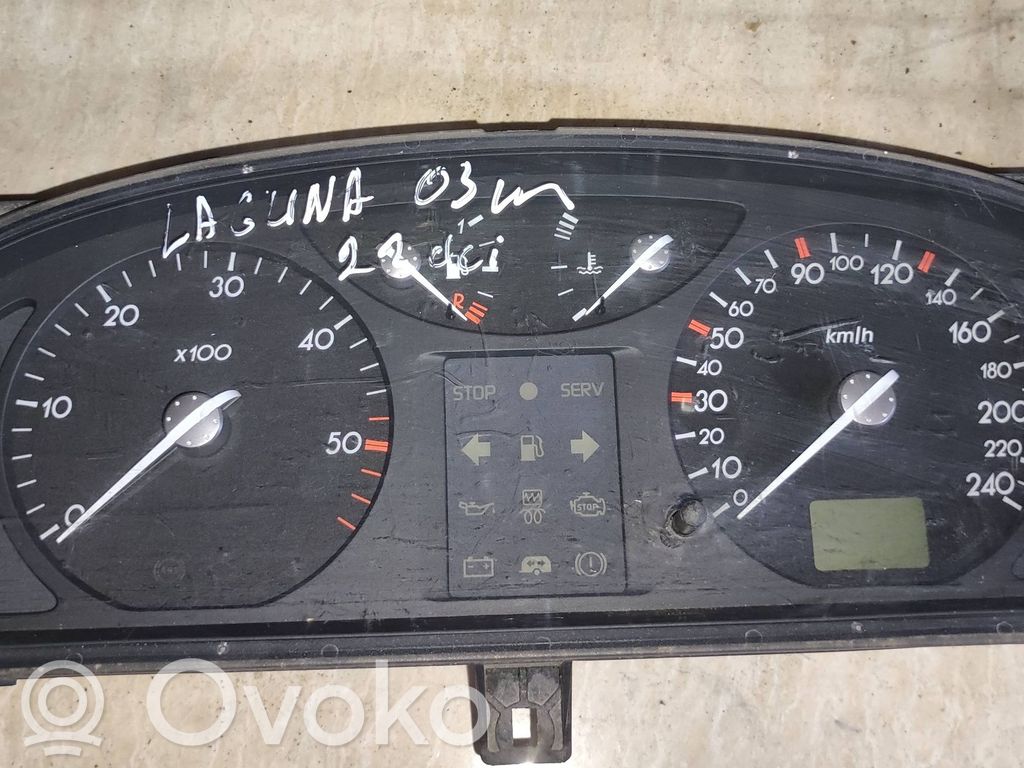 Renault Laguna II Speedometer (instrument cluster) 