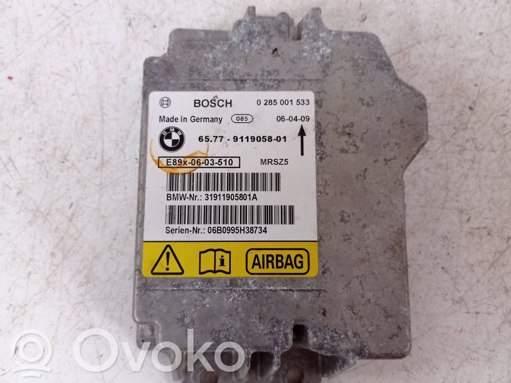 Airbag control unit/module   9119058