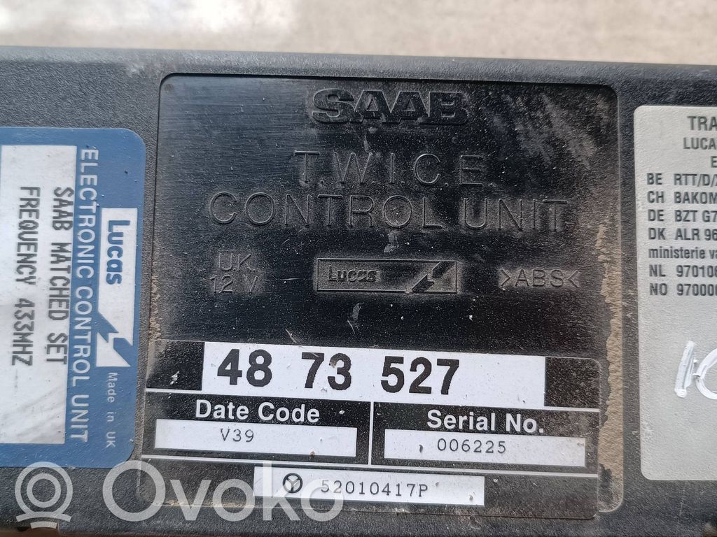 Saab 9-5 Comfort/convenience module 