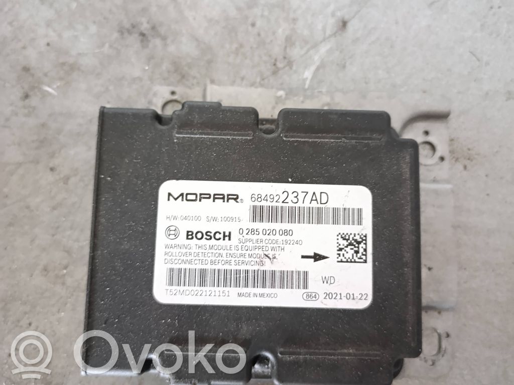 Airbag control unit/module   68492237AD,0285020080
