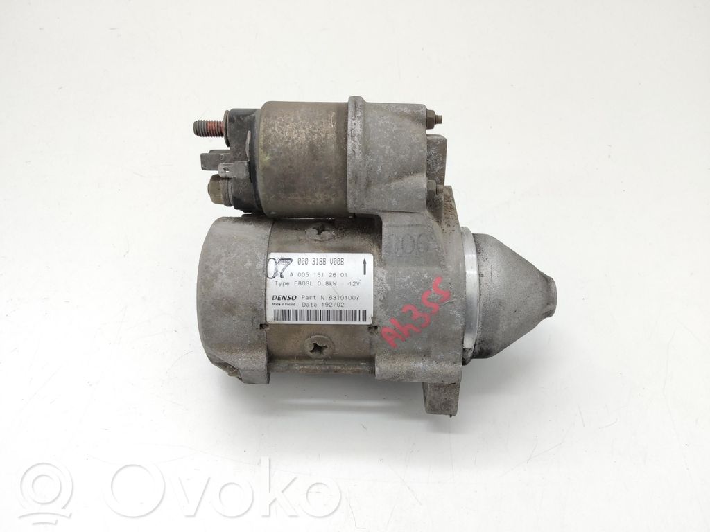 Smart ForTwo I MC01 Motor de arranque 