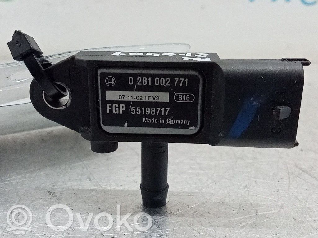 Sensor impacto/accidente para activar Airbag   55198717,0281002771