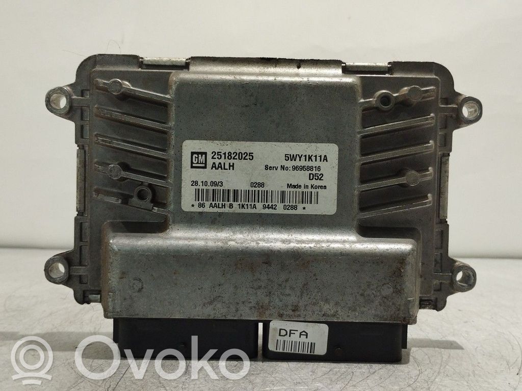 Engine control unit/module   25182025,5WY1K11A,AALH