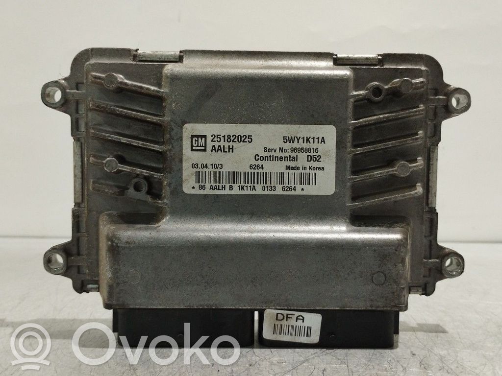 Engine control unit/module   25182025,5WY1K11A,AALH