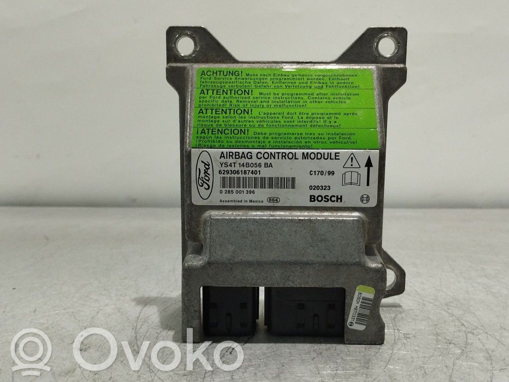 Unidad de control/módulo del Airbag   YS4T14B056BA,0285001396