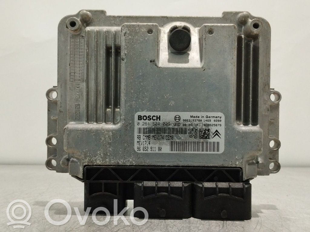 Unidad de control/módulo del motor   9665291180,0261S04009,9663193780,MEV174