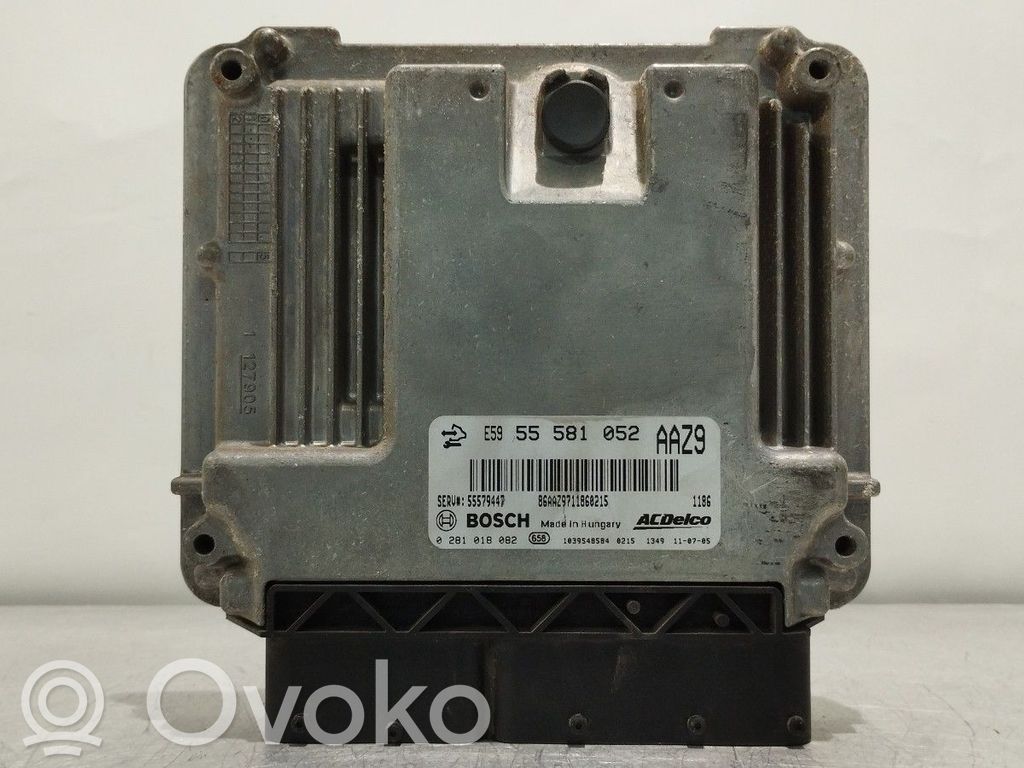 Motorsteuergerät/-modul   55581052,0281018082,55579447,AAZ9