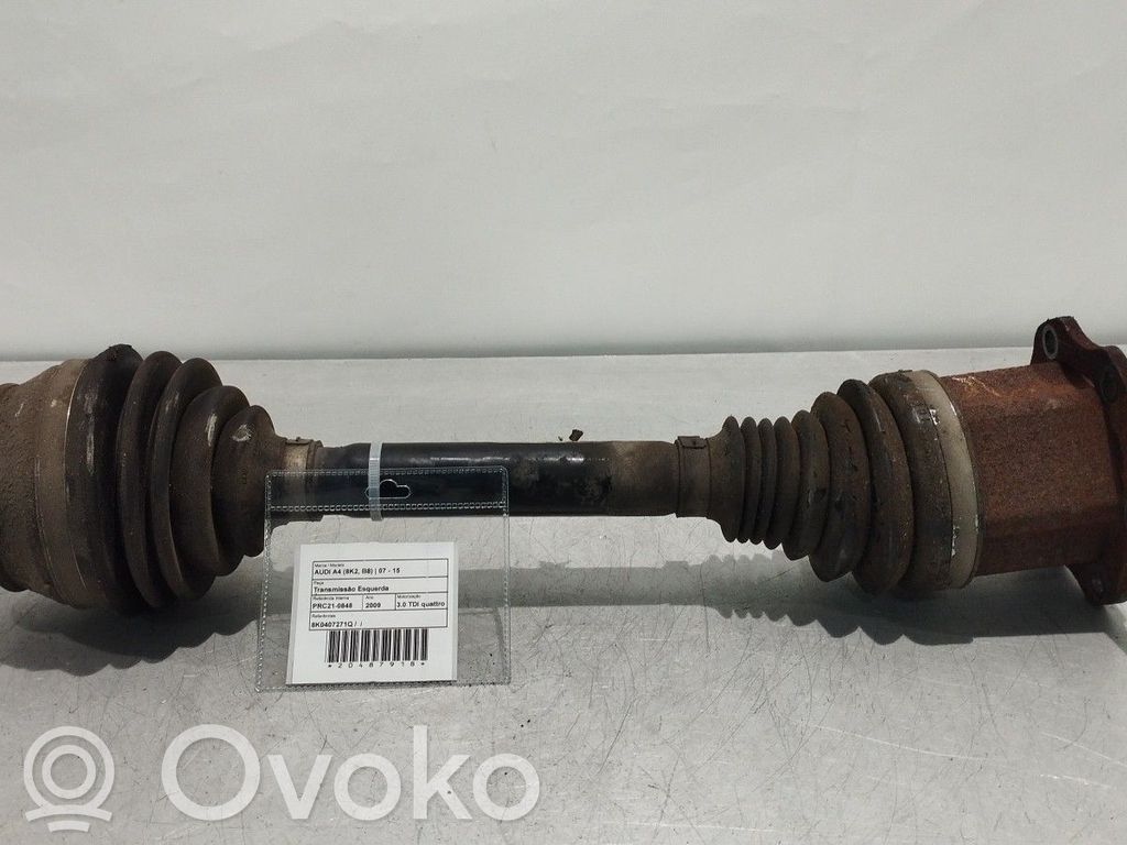 Eje de transmisión delantero   8K0407271Q